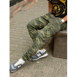 Брюки Bad Boys Pants Green Camo | Surplus