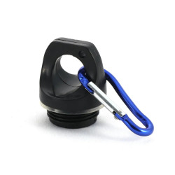 Бутылка питьевая с карабином 600 мл Blue | Следопыт