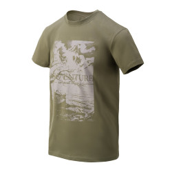 Футболка Adventure Is Out There Olive green | Helikon-Tex