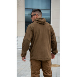 Кофта флисовая Alpha Hoodie Coyote | Helikon-tex