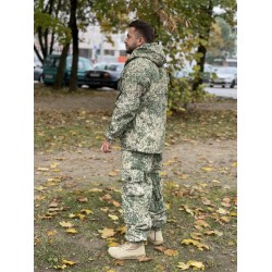 Костюм Горка 5 Премиум деми Digital light green | Grizzly