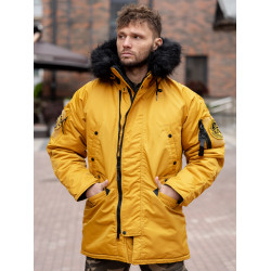 Куртка Аляска HUSKY Compass Yellow/Black | Nord Denali