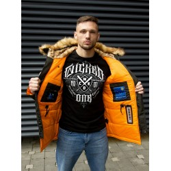 Куртка Аляска HUSKY DENALI Beluga/Orange | Nord Denali