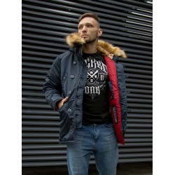 Куртка Аляска HUSKY DENALI Ink/Red | Nord Denali