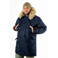 Куртка Аляска HUSKY Long Rep.Blue/Orange | Apolloget