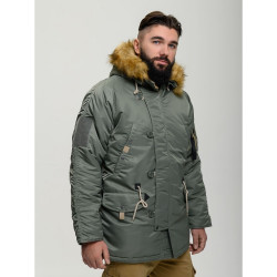 Куртка Аляска Husky MILITARY 2024 Olive Green | Nord Denali