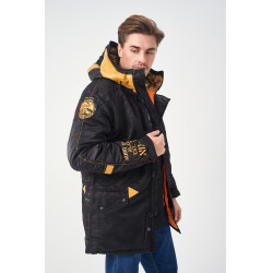 Куртка Аляска INSTRUCTOR Black/Orange | Nord Denali