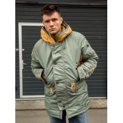 Куртка Аляска INSTRUCTOR Olive/Orange | Nord Denali