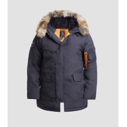 Куртка Аляска OXFORD Grey Black/Orange | Apolloget