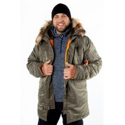 Куртка Аляска TIGHT HUSKY ll Rep.Grey/Orange | Apolloget