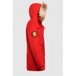 Куртка Аляска женская WMN Burgundy/ Red | Apolloget