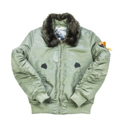 Зимняя куртка Бомбер с мехом Denali B-15 Sage/Sage | Nord Denali