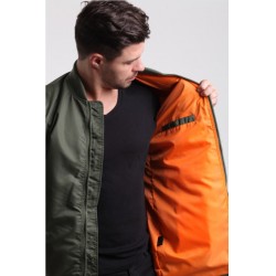 Куртка Bomber Long легкая B-17 Sage Green | Apolloget