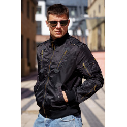Куртка бомбер PE-16 Black | Army Stroll