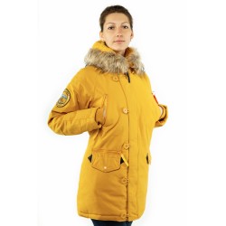 Куртка Аляска женская OXFORD Golden Glow / Amber | Apolloget