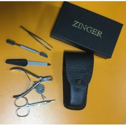 Маникюрный набор 5 предметов MS-Z2 S-N Черный | Zinger