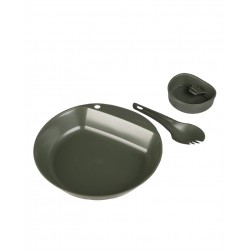 Набор посуды 3 предмета Pathfinder kit Olive | WILDO
