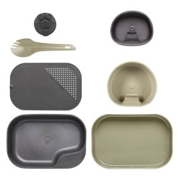 Набор посуды 7 предметов CAMP-A-BOX Complete Khaki/Dark Grey| WILDO