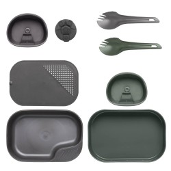 Набор посуды 8 предметов CAMP-A-BOX DuoComplete Olive Green | WILDO