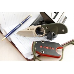 Нож шейный Amigo X D2 Satin Black | Kizlyar Supreme