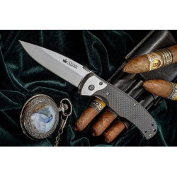 Нож Prime D2 Satin Carbon Fiber | Kizlyar Supreme