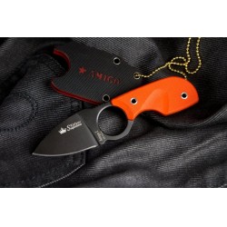 Нож шейный Amigo Z AUS-8 Black | Kizlyar Supreme
