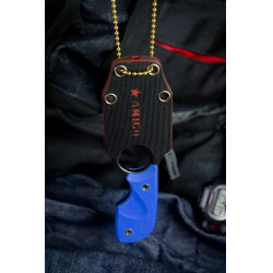 Нож шейный Amigo Z D2 BT blue | Kizlyar Supreme