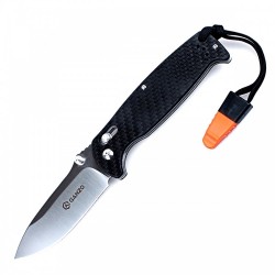 Нож складной G7411-CF-WS Black | Ganzo
