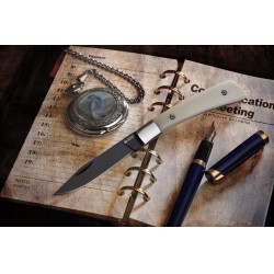 Нож складной Gent 440C BT Кость черный | Kizlyar Supreme