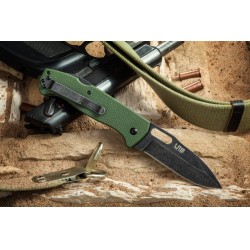 Нож складной Ute 440C StoneWash Green G10 | Kizlyar Supreme