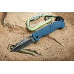 Нож Ute 440C StoneWash Blue-Gray | Kizlyar Supreme