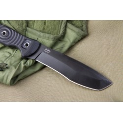 Нож Vendetta AUS-8 Black Titanium | Kizlyar Supreme