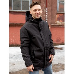 Парка утепленная TORNADO NEW -15 Black | ARMY STROLL