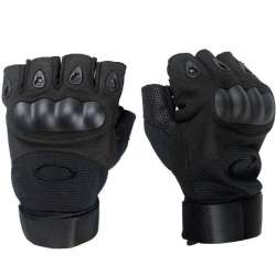 Перчатки тактические беспалые Black | Oakley