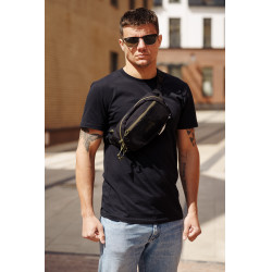Поясная сумка Bandicoot Black/Olive green | Army stroll