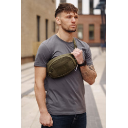 Поясная сумка Bandicoot Olive green | Army stroll