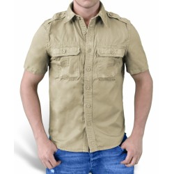 Рубашка 1/2 Raw Vintage Shirt Beige washed | Surplus