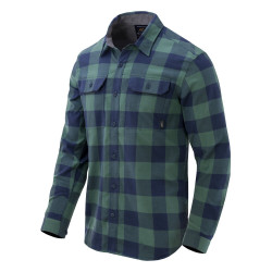 Рубашка GreyMan NS Moss Green Checkered | Helikon-Tex