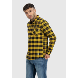 Рубашка Riley flannel 23103 yellow check-Riley | Vintage Industries