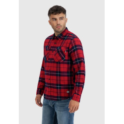 Рубашка Sem flannel 23104 red check-Sem | Vintage Industries