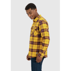 Рубашка Sem flannel 23104 yellow check-Sem | Vintage Industries