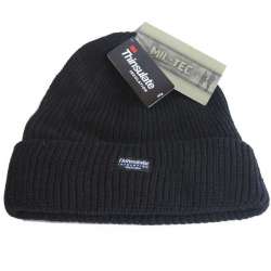 Шапка с подкладкой Thinsulate Black | Mil-tec
