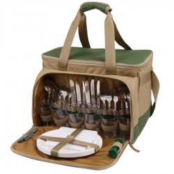 Сумка-холодильник 4100-6 Зеленый с Рисунком | Арктика