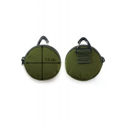 Тактический мини-подсумок на карабине olive | Army Stroll