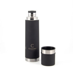 Термос COSMOS 0.5 л с двойной крышкой черный PF-TM_04 | Следопыт