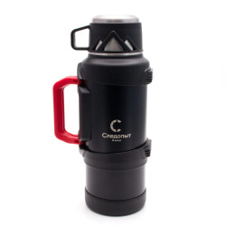 Термос DAKAR 1,9 л со складными ручками черный PF-TM-28 | Следопыт