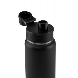 Термос Питьевой с дополнительной крышкой 530 мл 708-530S Черный | Арктика