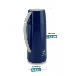 Термос Питьевой со стеклянной колбой 1700мл 1010-1700-BL синий | Арктика