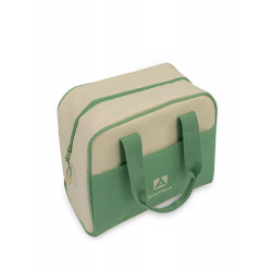 Термосумка шоппер 3300-7 Зеленый/Бежевый | Арктика