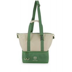 Термосумка шоппер 3600-11 Зеленый/Бежевый | Арктика